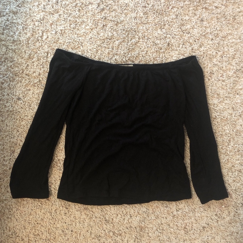 black off the shoulder